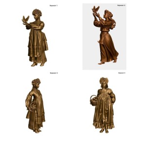 Куряне продолжают выбирать скульптуру “Куряночки”