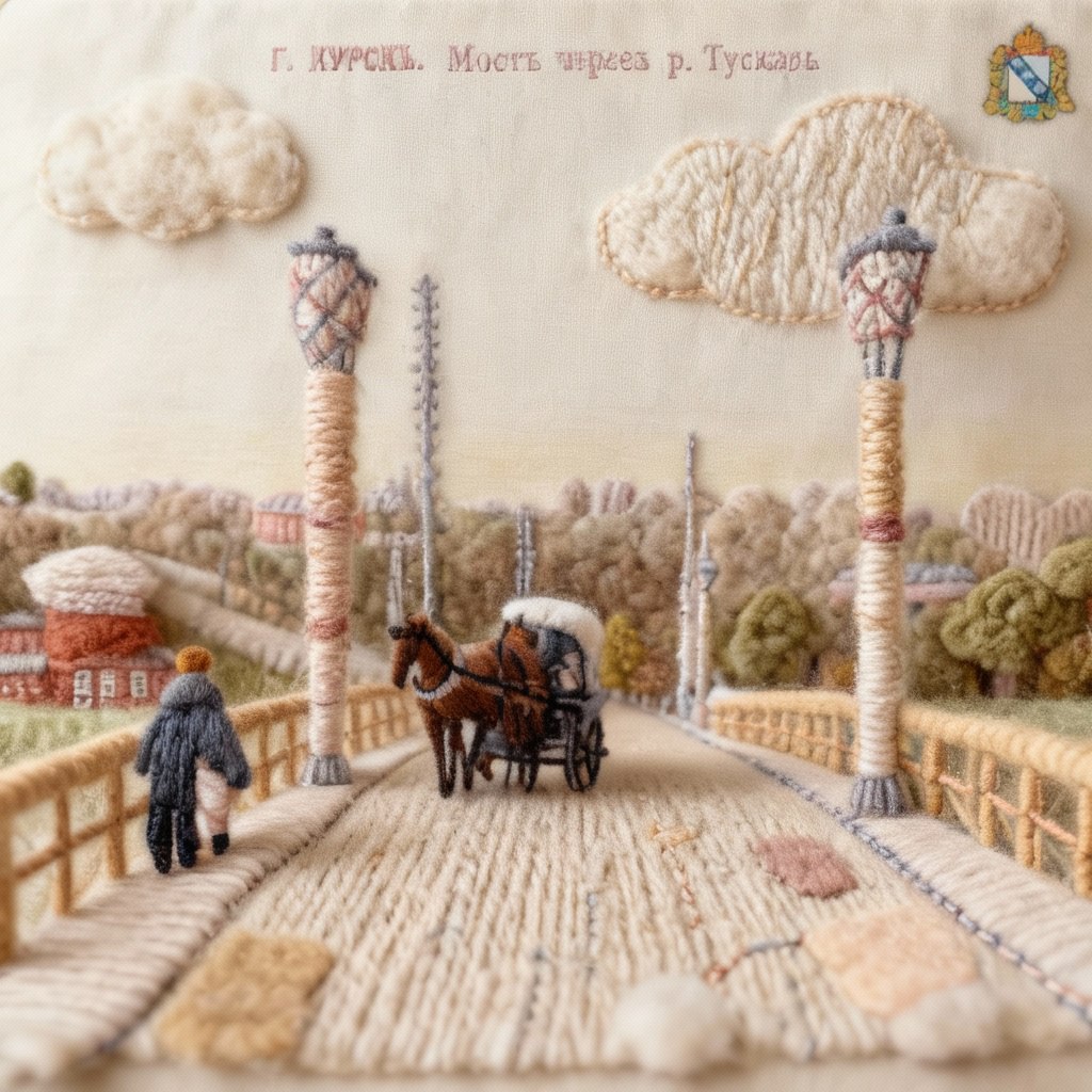 А это версия старых открыток Курска от нейросети Seedream 4.0. Держите промт: А это версия старых открыток Курска от нейросети Seedream 4.0. Держите промт: