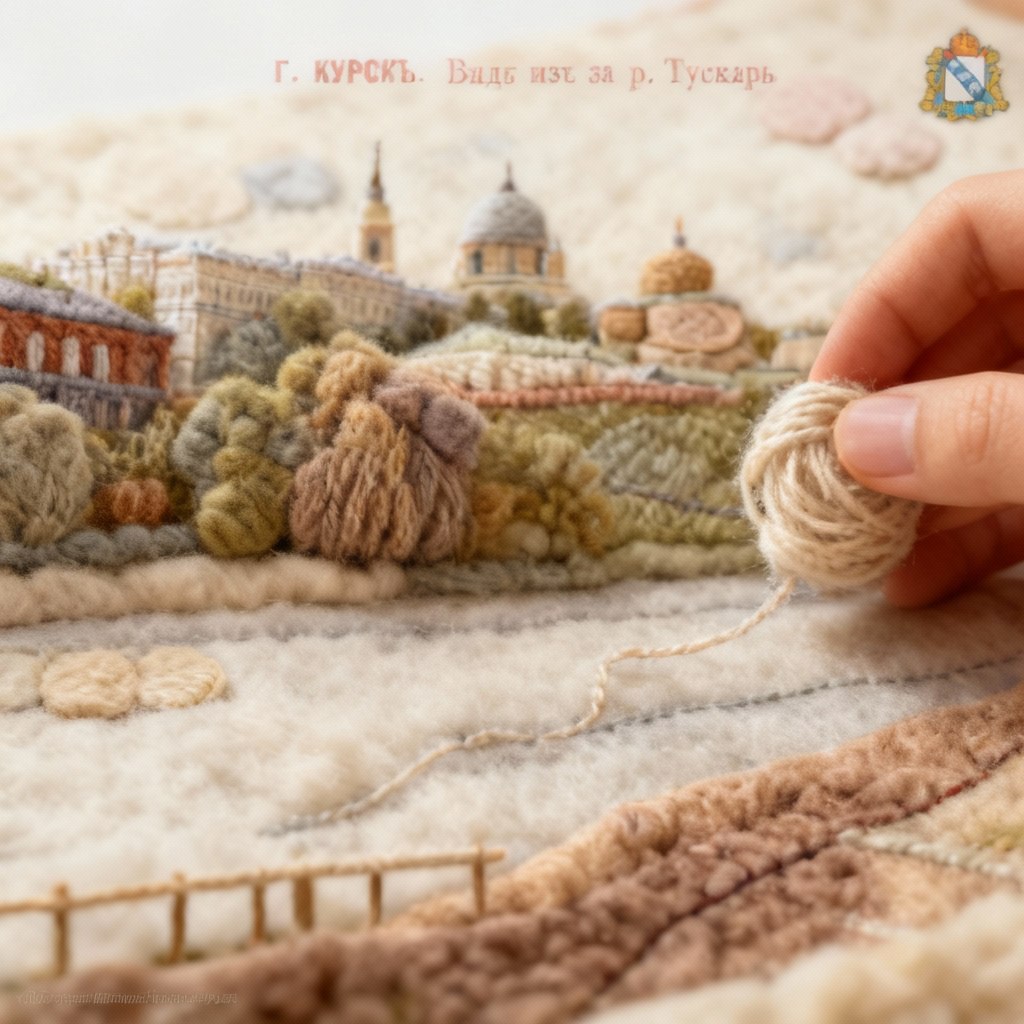 А это версия старых открыток Курска от нейросети Seedream 4.0. Держите промт: