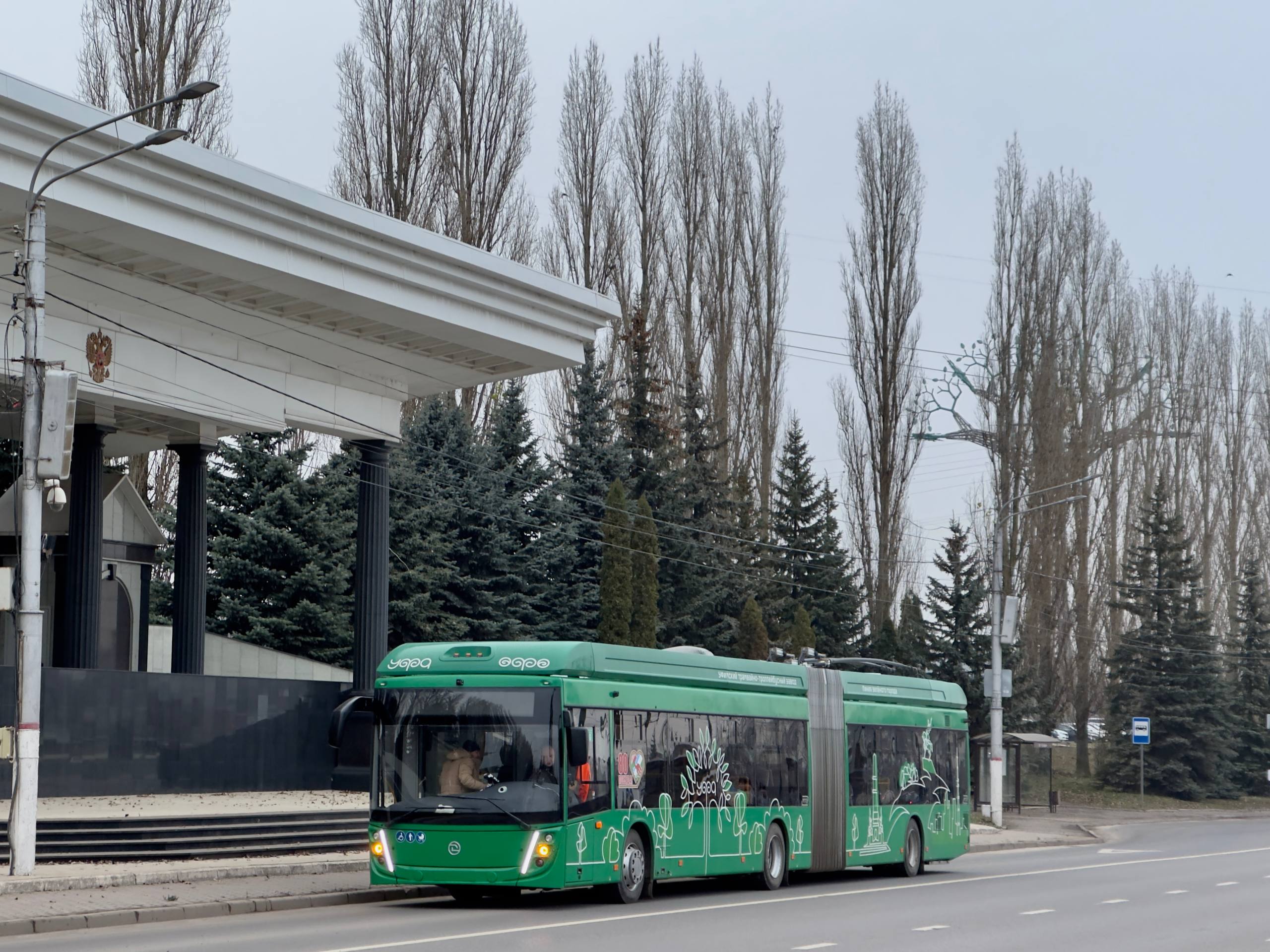 В Курске началось тестирование троллейбуса УТТЗ-6243-10 — того самого что называют «гармошкой»