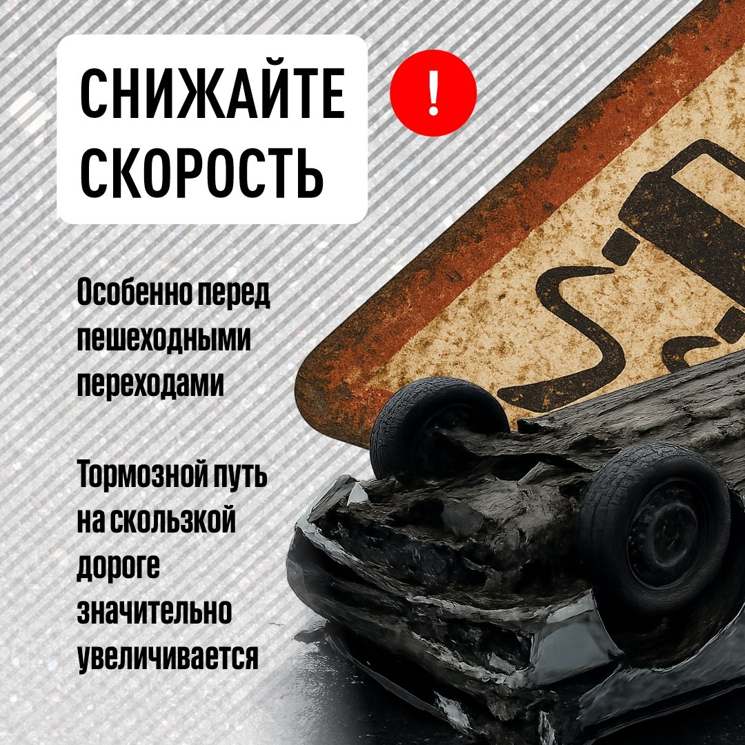 Езда по скользким дорогам таит в себе множество опасностей Езда по скользким дорогам таит в себе множество опасностей