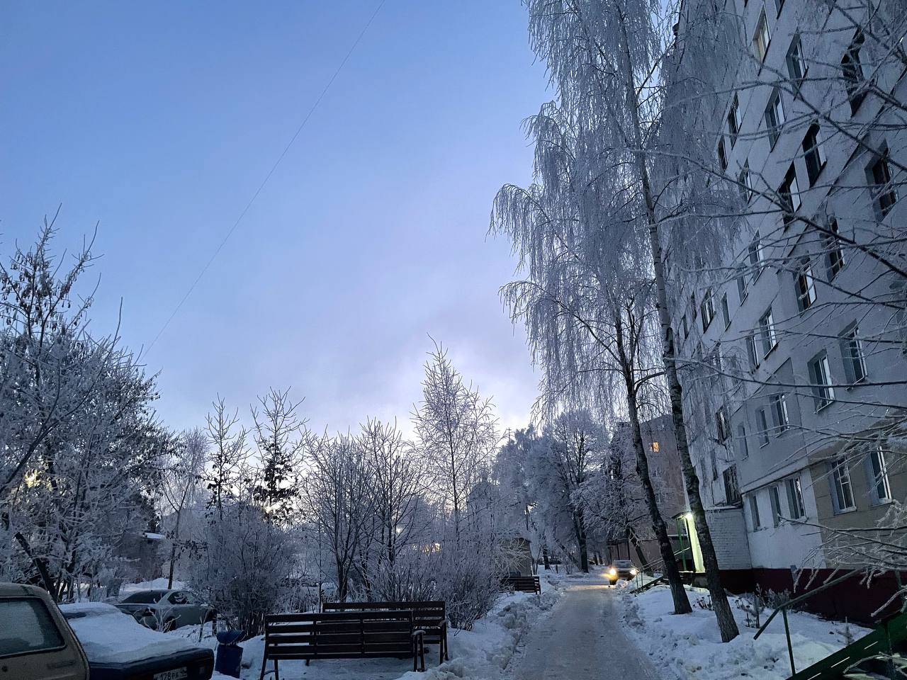 В Курске определили три площадки для складирования снега зимой