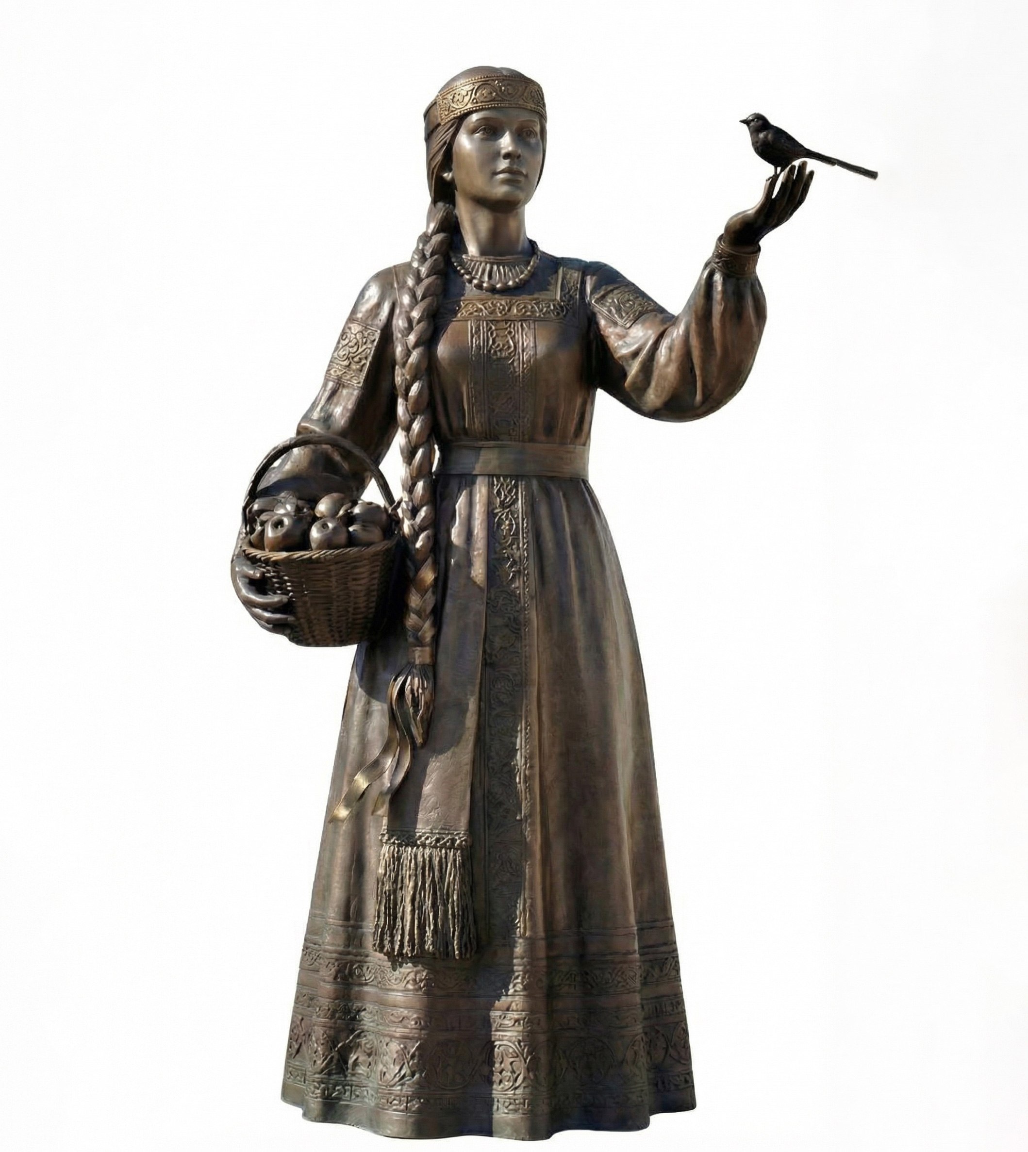 Губернатор Курской области Александр Хинштейн представил окончательный вариант скульптуры Куряночки, которая скоро появится в областном центре за счёт средств подрядчика