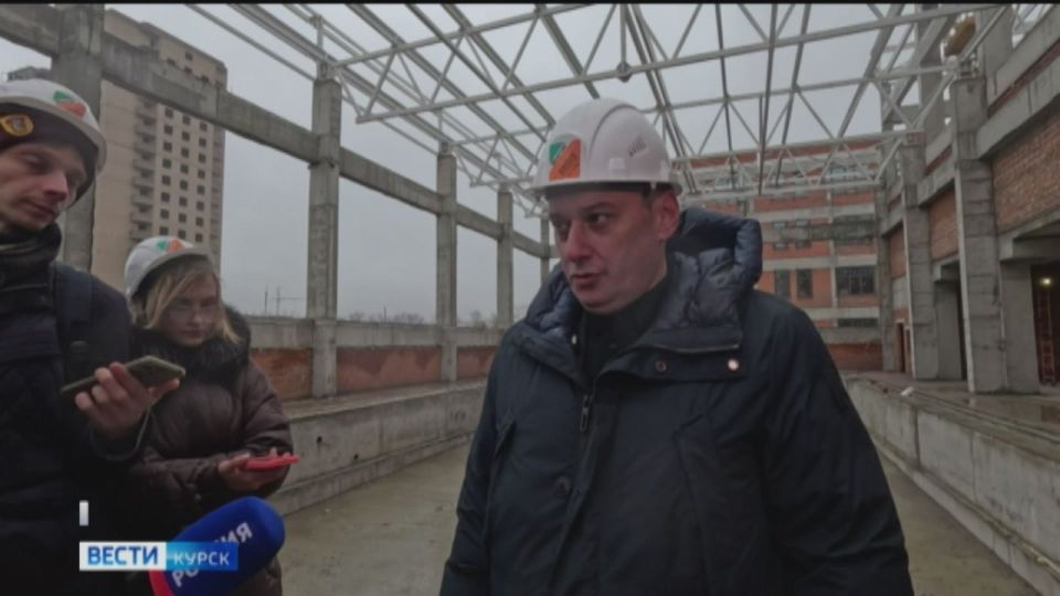 От «заморозки» к стройке. В Курске на проспекте Плевицкой возобновили строительство школы на 1600 человек