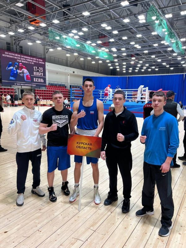 Курянин Матвей Матвеев выиграл Всероссийские соревнования по боксу на призы заслуженного мастера спорта СССР, чемпиона мира Айрата Хаматова