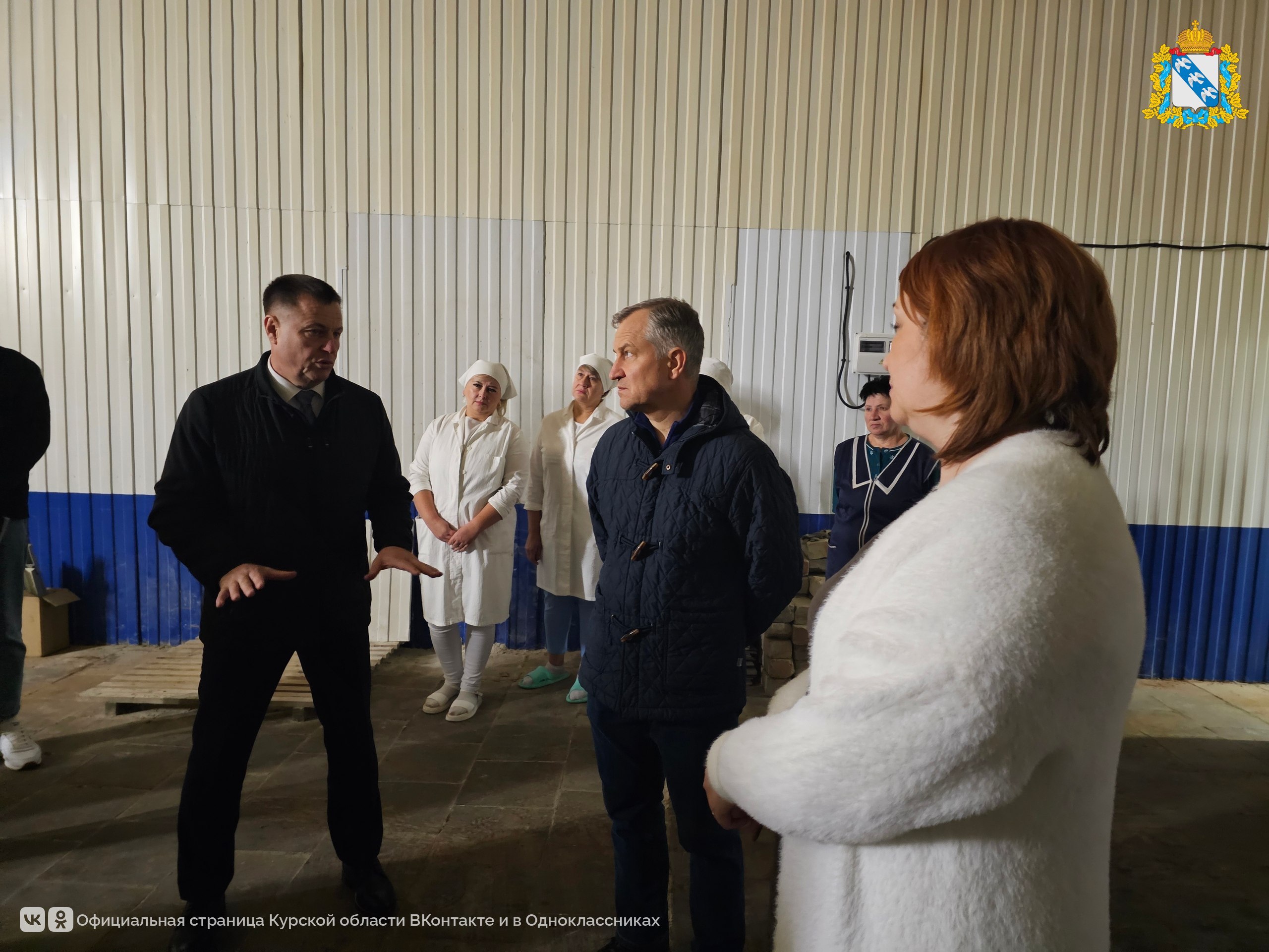 В ходе рабочего визита в Пристенский район первый заместитель губернатора – председатель Правительства Курской области Александр Чепик ознакомился с местными предприятиями В ходе рабочего визита в Пристенский район первый заместитель губернатора – председатель Правительства Курской области Александр Чепик ознакомился с местными предприятиями