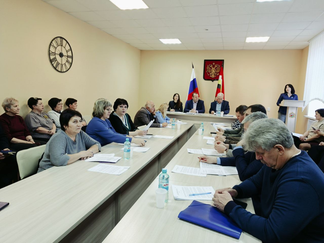 Сергей Цуканов: Принял участие в 21-м заседании Представительного Собрания Фатежского района пятого созыва