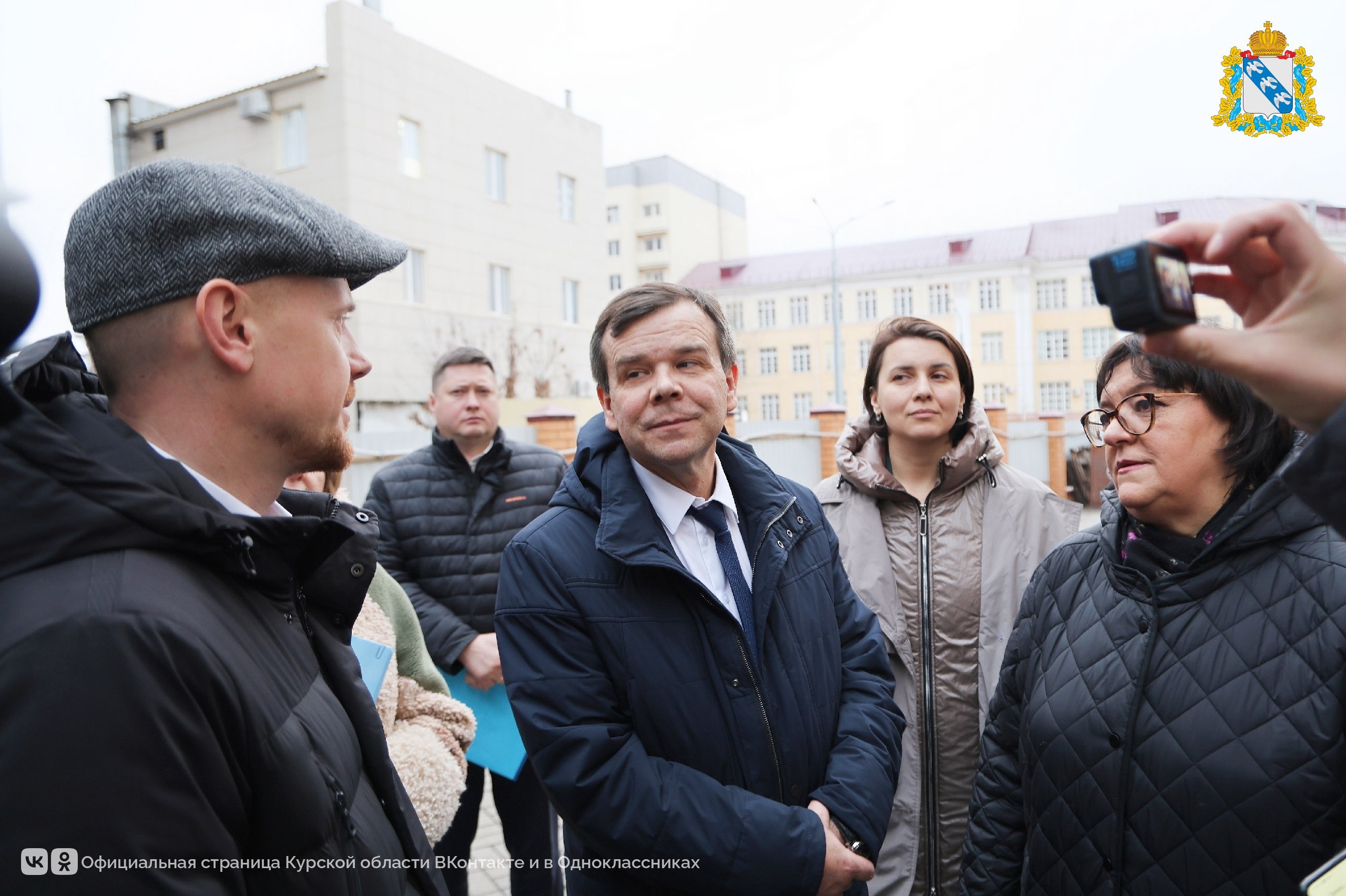 В ходе рабочего визита в Курскую область заместитель министра культуры РФ Владимир Осинцев вместе с заместителем губернатора региона Артемом Демидовым осмотрели памятники истории и культуры Курска В ходе рабочего визита в Курскую область заместитель министра культуры РФ Владимир Осинцев вместе с заместителем губернатора региона Артемом Демидовым осмотрели памятники истории и культуры Курска