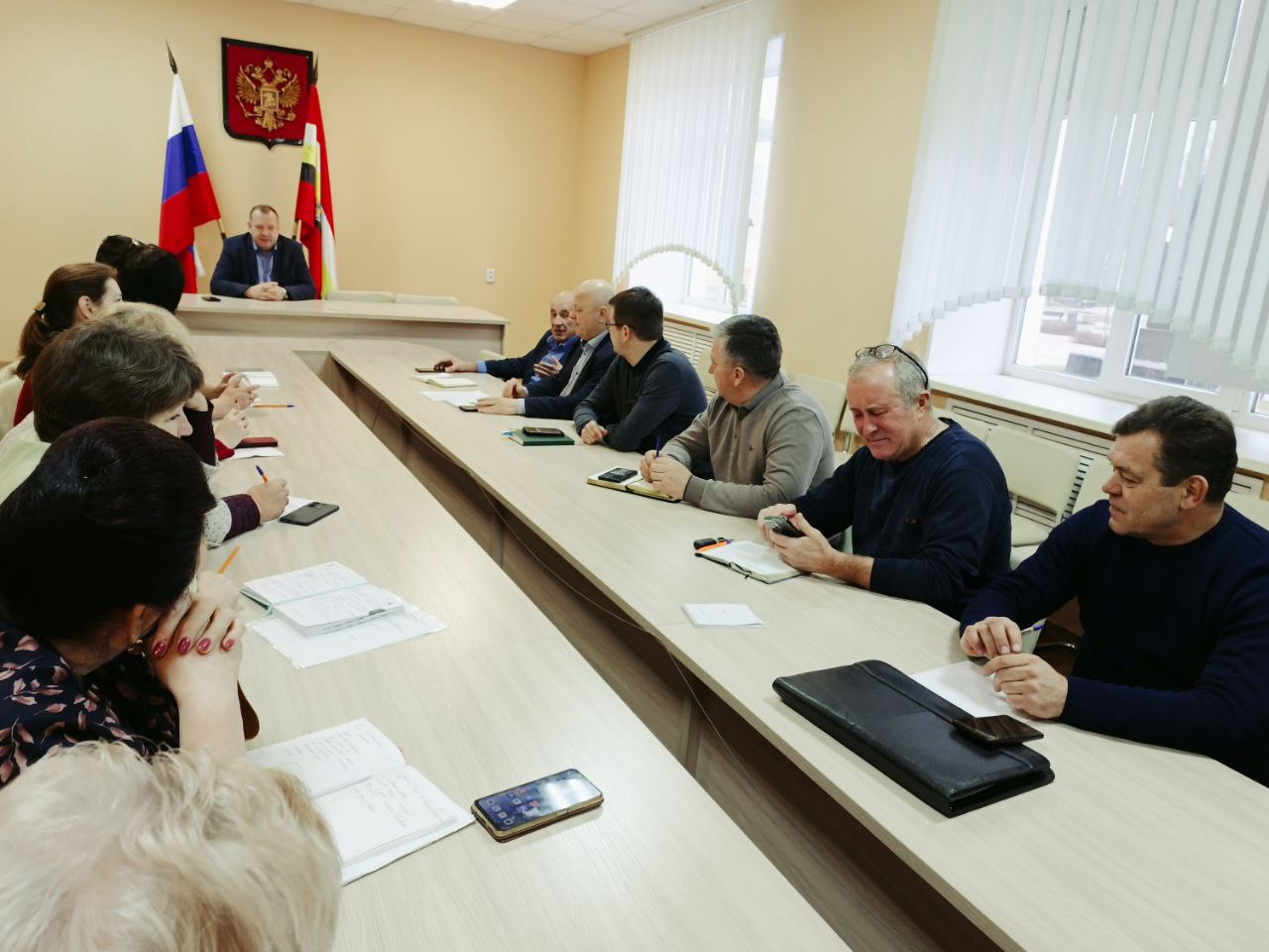 Сергей Цуканов: Сегодня провёл планерку с главами муниципальных образований Фатежского района