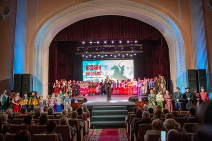 5 декабря в областном Дворце культуры им. В.Н. Винокура состоялся Межрегиональный фестиваль «Казаки на Сейме», посвященный празднику иконы Курской Коренной Божией Матери «Знамение»