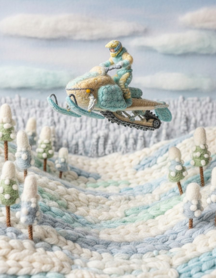 Пока о настоящем снеге мы только мечтаем, композитовцы задействовали ИИ и смоделировали уютные, вязаные кадры Пока о настоящем снеге мы только мечтаем, композитовцы задействовали ИИ и смоделировали уютные, вязаные кадры