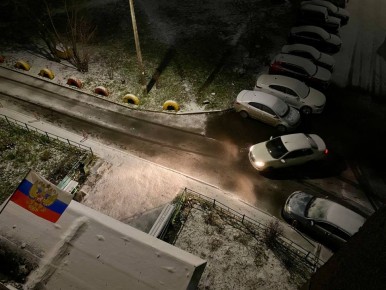 Зима пришла! Долгожданный курянами снег припорошил улицы города