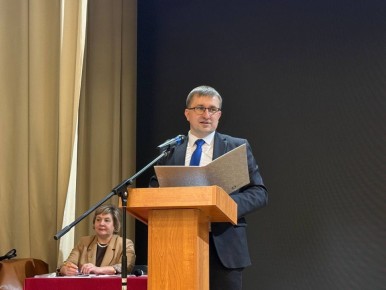 И.о. заместителя директора по управлению персоналом Вячеслав Игнатьев принял участие в ежегодной отчётной конференции Совета ветеранов Курской АЭС