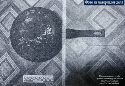 Пьяная 60-летняя курянка избила сожителя сковородой