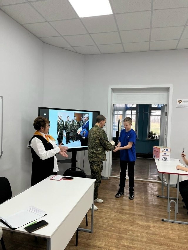 Классная встреча с участником СВО Классная встреча с участником СВО