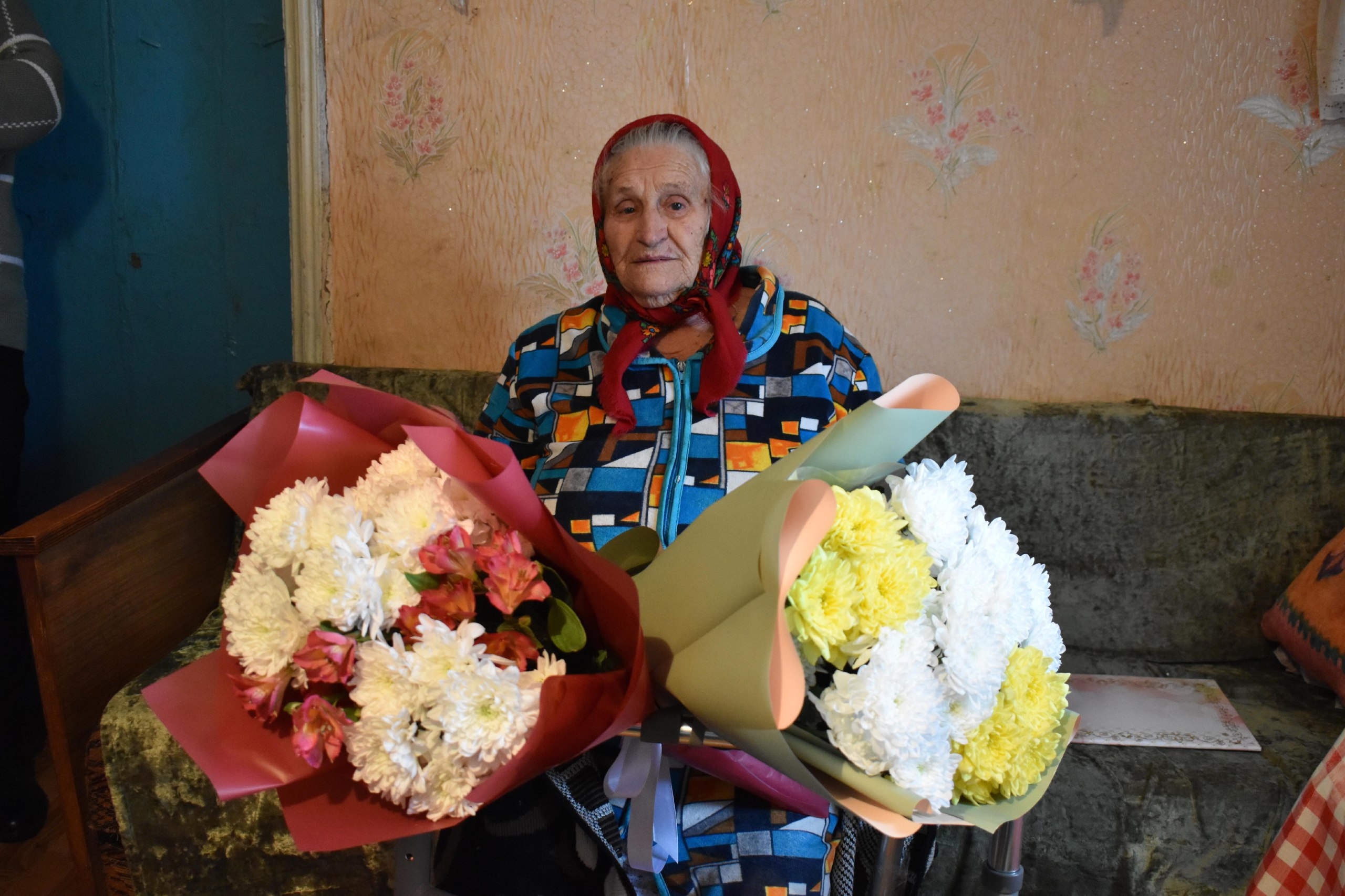 15 декабря 95-й день рождения отметила жительница д. Громашовка, труженица тыла - Шибанова Прасковья Митрофановна 15 декабря 95-й день рождения отметила жительница д. Громашовка, труженица тыла - Шибанова Прасковья Митрофановна