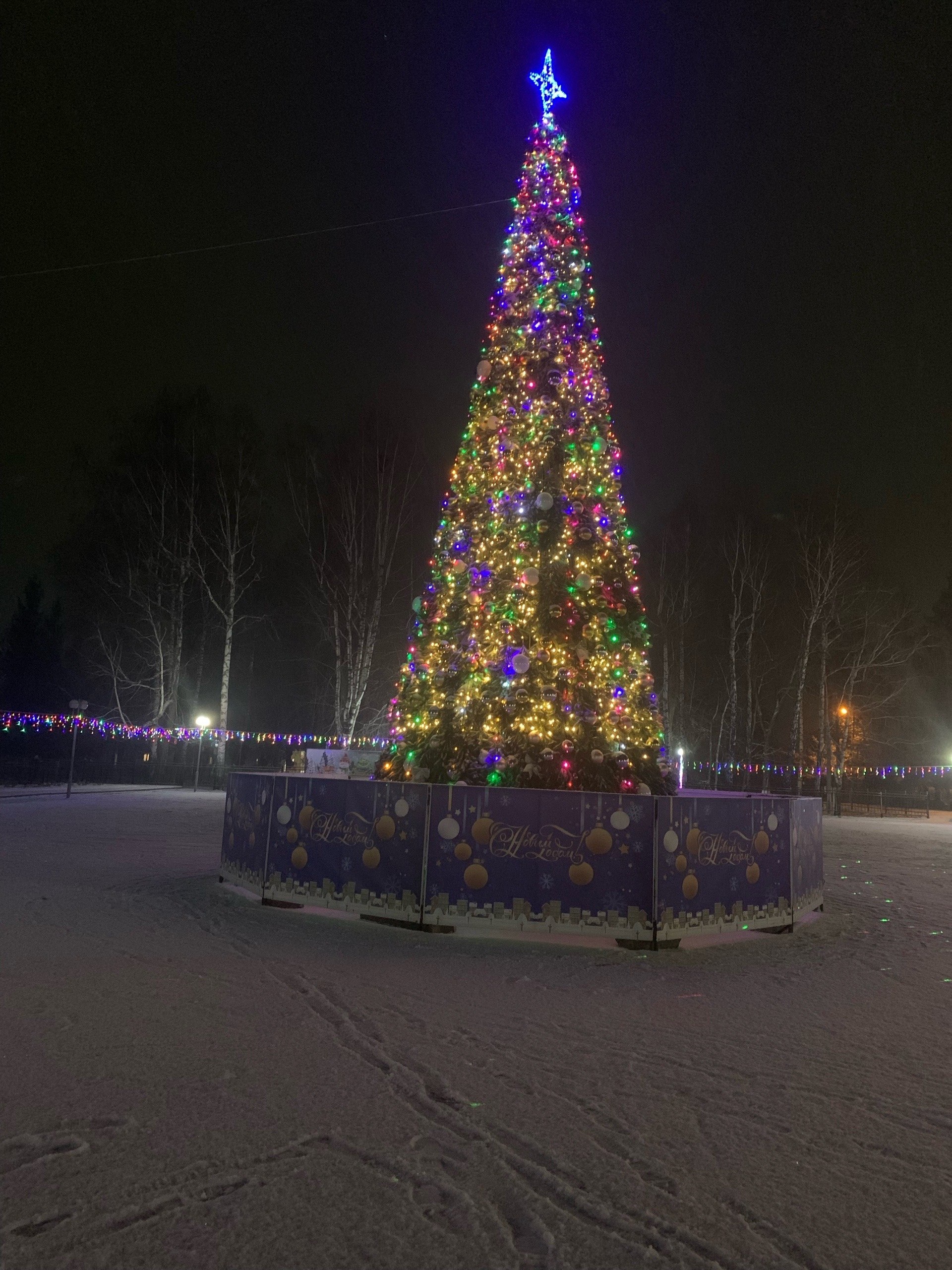 Центральная площадь посёлка Пристень преобразилась в преддверии Нового года!