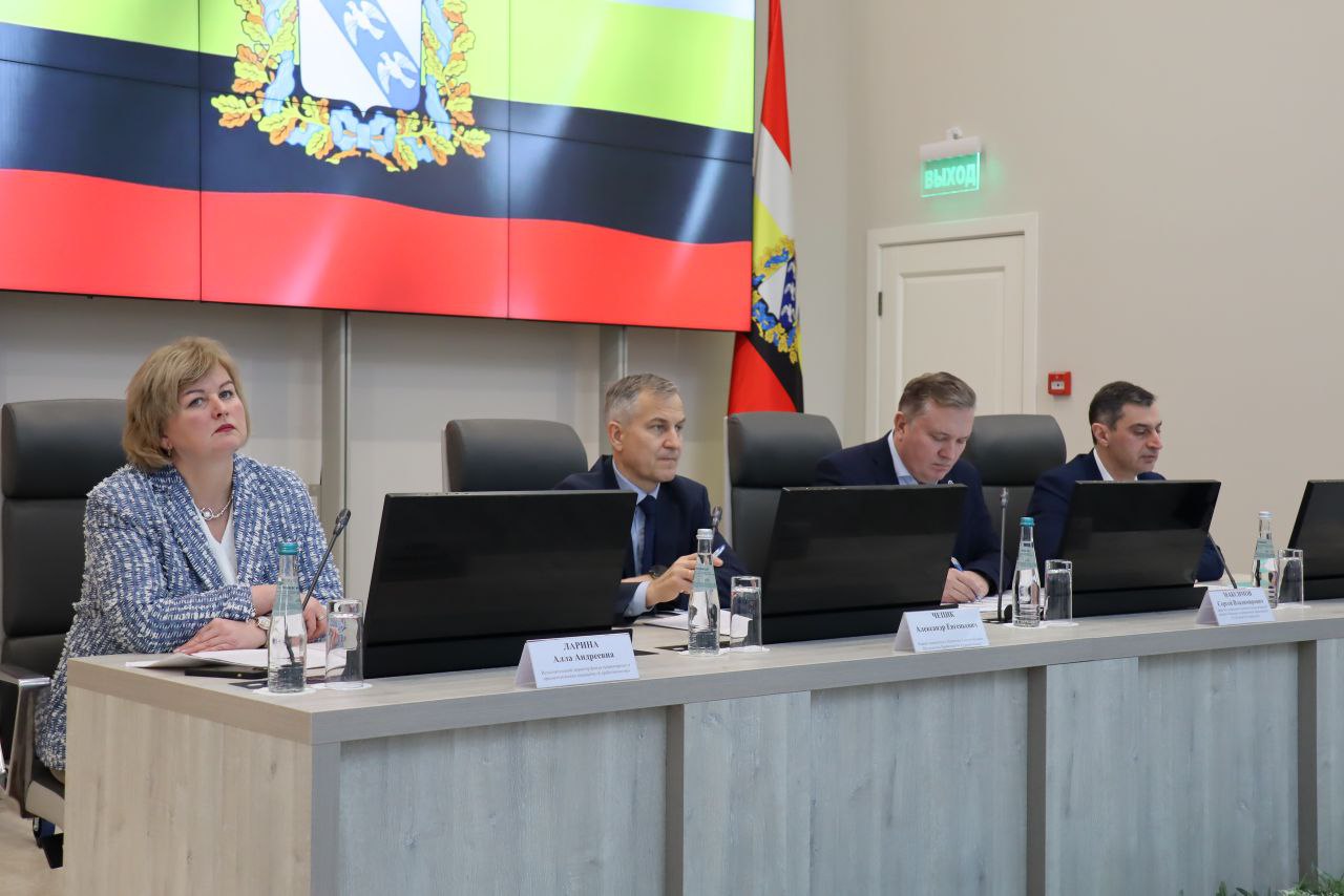 В Доме Советов с участием первого заместителя губернатора – председателя Правительства Курской области Александра Чепика состоялось совещание по вопросу реализации проекта «Эффективный регион» в Курской области