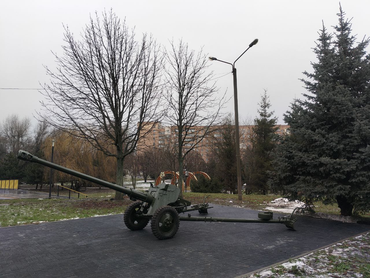 «Пушка» вернулась в сквер Воинской славы