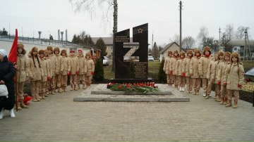 В Советском районе парке города Кшень состоялось открытие "Аллеи воинской славы СВО "Время помнить"