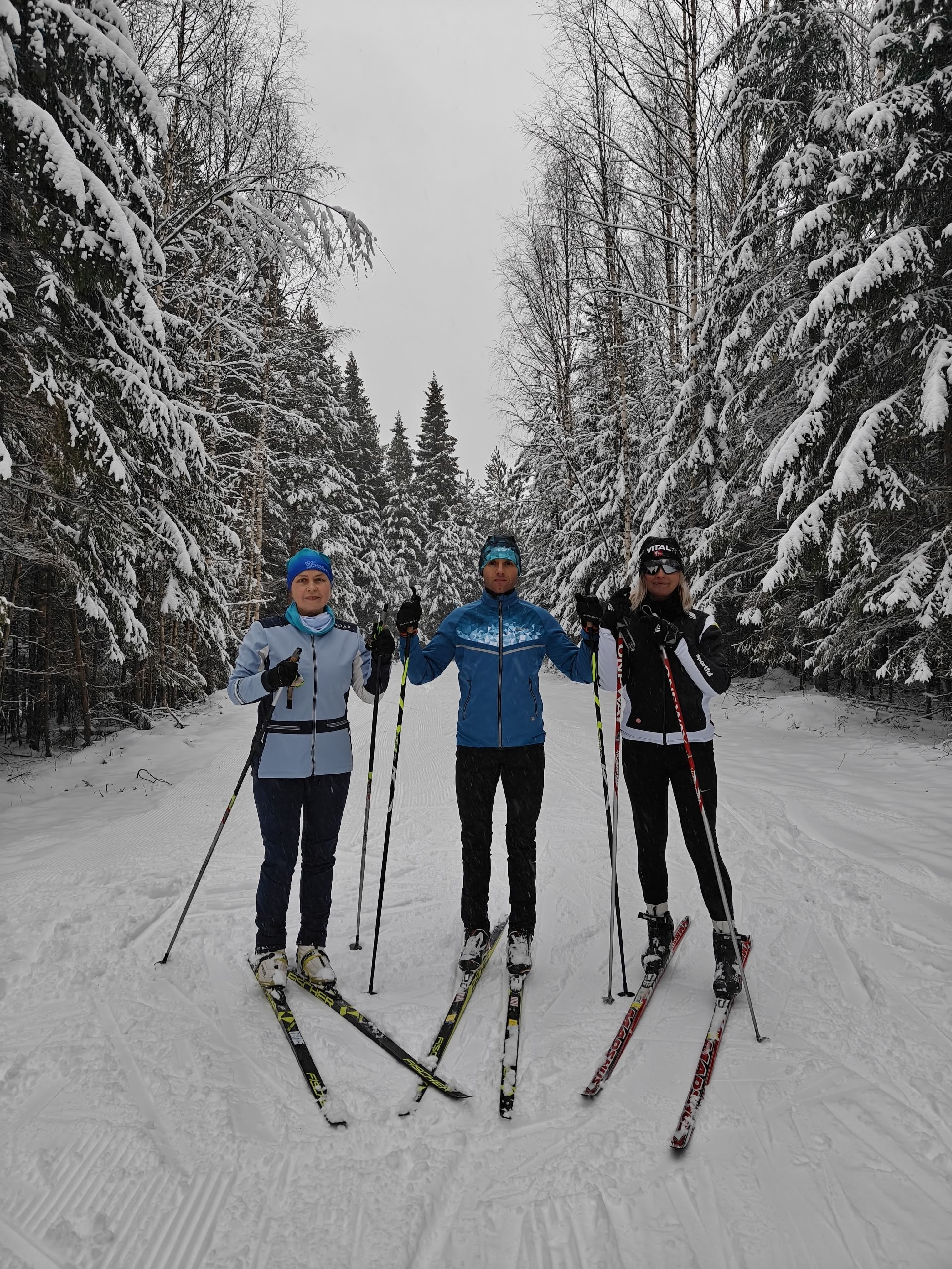 Зимняя сказка от курских лыжников! Зимняя сказка от курских лыжников!