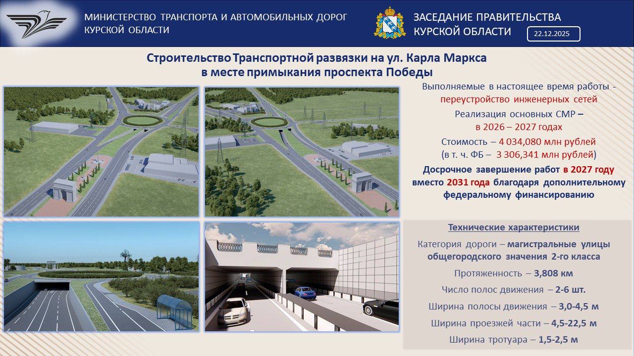 Итоги деятельности Министерства транспорта и автомобильных дорог Курской области за 2025 год в цифрах Итоги деятельности Министерства транспорта и автомобильных дорог Курской области за 2025 год в цифрах