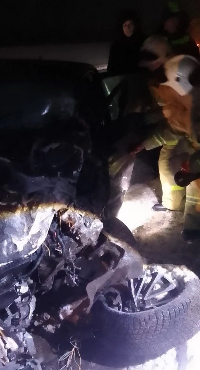 Три человека пострадали при столкновении четырех автомобилей