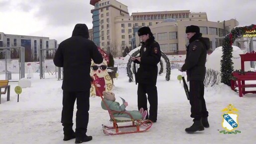 В Курске сотрудники полиции напомнили жителям города о правилах безопасности и том, как не стать жертвами мошенников