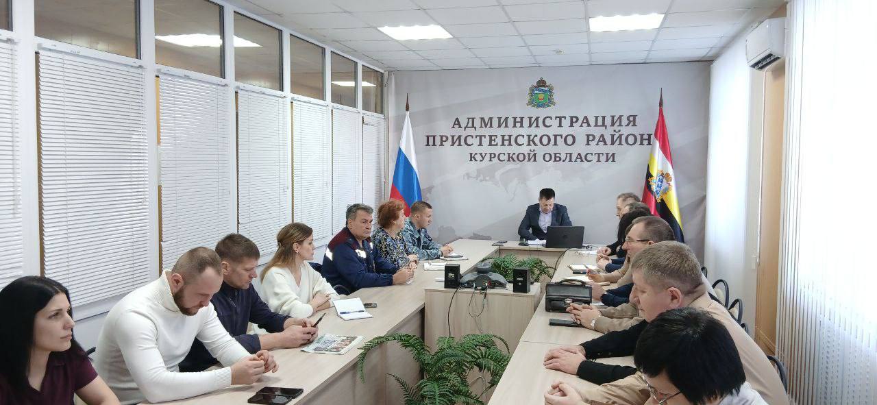 Виктор Петров: Сегодня состоялось заседание оперативного штаба по контролю за обстановкой на территории Пристенского района