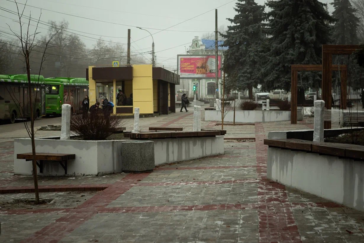 В прошлом году завершено благоустройство территории возле ТЦ «Куряночка» В прошлом году завершено благоустройство территории возле ТЦ «Куряночка»