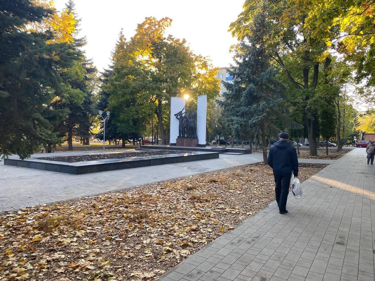 В прошлом году в парке Героев гражданской войны проводили второй этап благоустройства В прошлом году в парке Героев гражданской войны проводили второй этап благоустройства