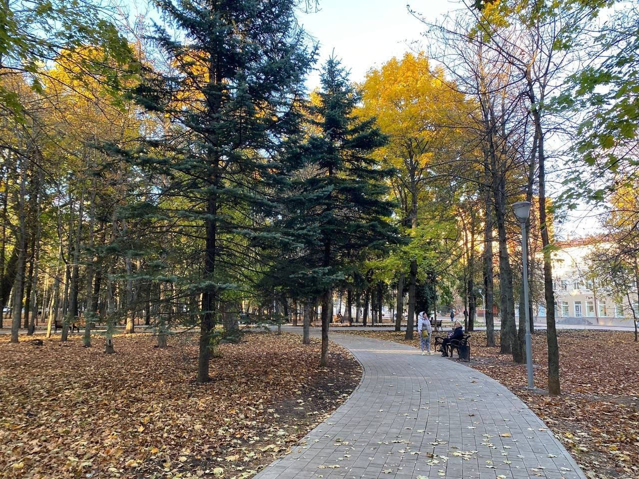 В прошлом году в парке Героев гражданской войны проводили второй этап благоустройства В прошлом году в парке Героев гражданской войны проводили второй этап благоустройства