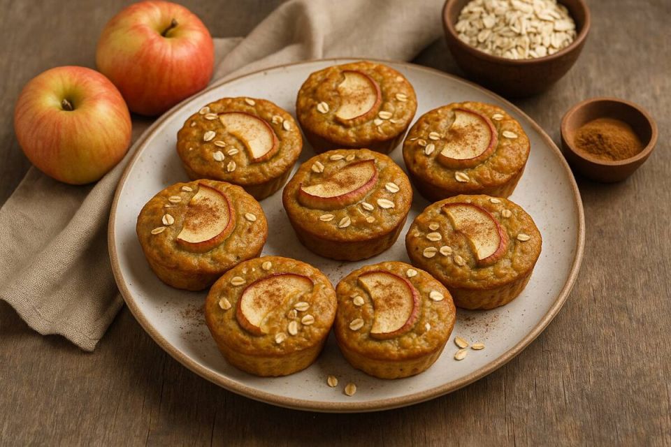 Пышные яблочные оладьи: запеченные вкусности для уютного завтрака