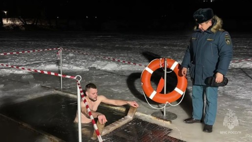В Курской области крещенские купания прошли спокойно и без ЧП