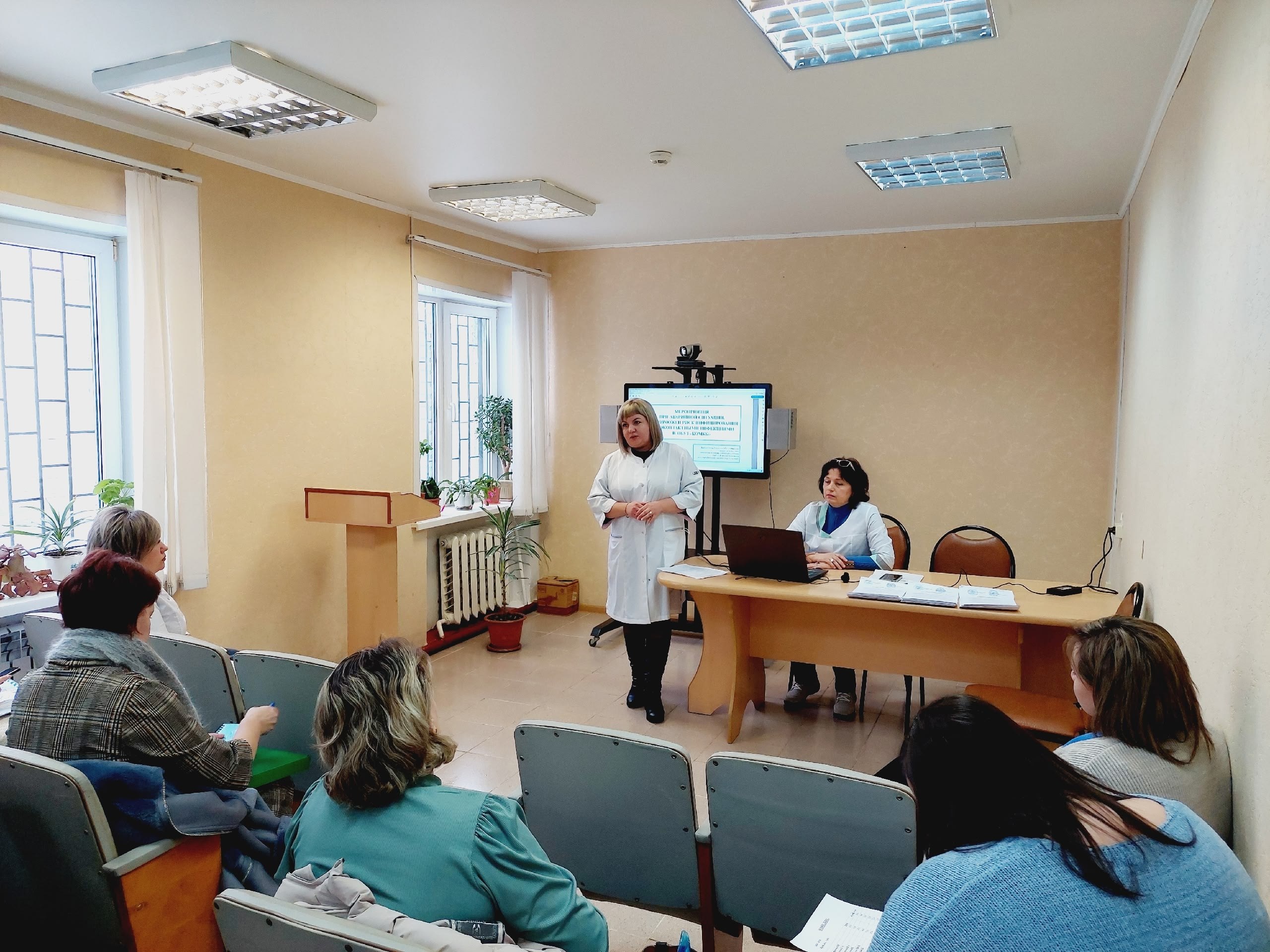 22 января 2026 года в ОБУЗ "Пристенская ЦРБ" прошло совещание с участием медицинских работников ФАП и ОВОП 22 января 2026 года в ОБУЗ "Пристенская ЦРБ" прошло совещание с участием медицинских работников ФАП и ОВОП