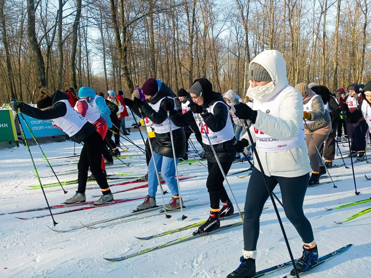 Более 200 педагогов вышли на лыжню в урочище Парк Солянка Более 200 педагогов вышли на лыжню в урочище Парк Солянка