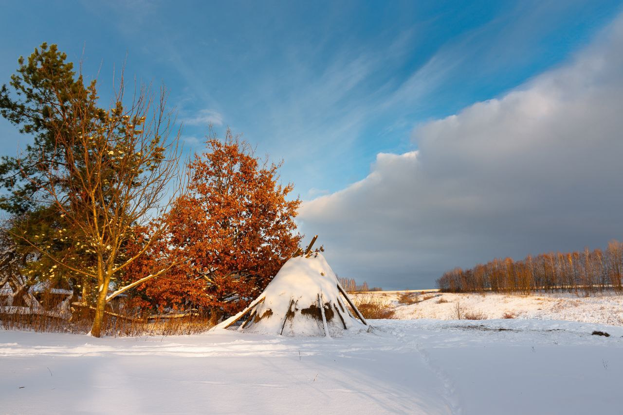 Доброе утро! Зима в деревне от Романа Игнатьева Доброе утро! Зима в деревне от Романа Игнатьева