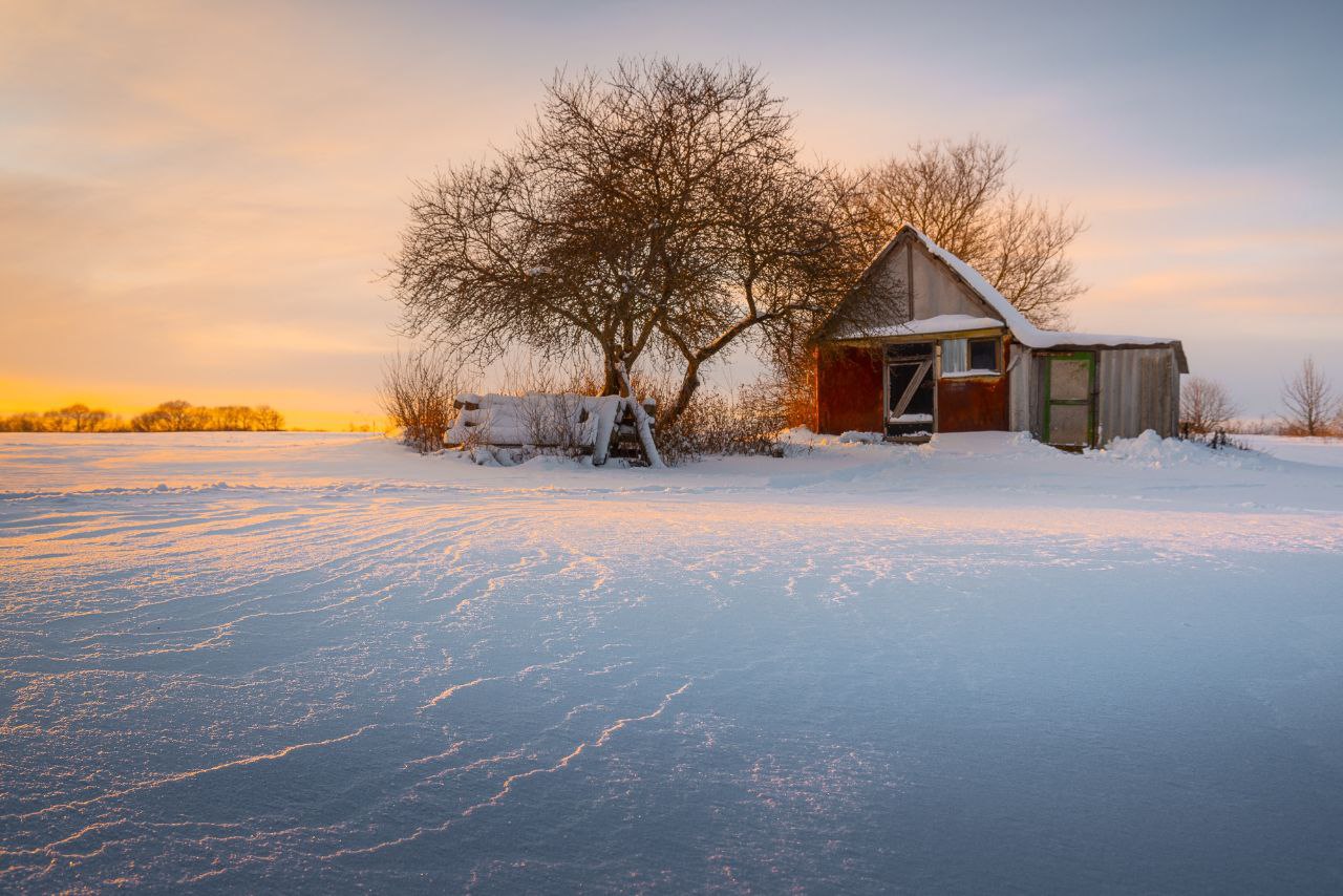 Доброе утро! Зима в деревне от Романа Игнатьева Доброе утро! Зима в деревне от Романа Игнатьева