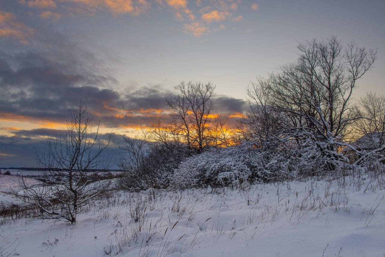 Доброе утро! Зима в деревне от Романа Игнатьева Доброе утро! Зима в деревне от Романа Игнатьева
