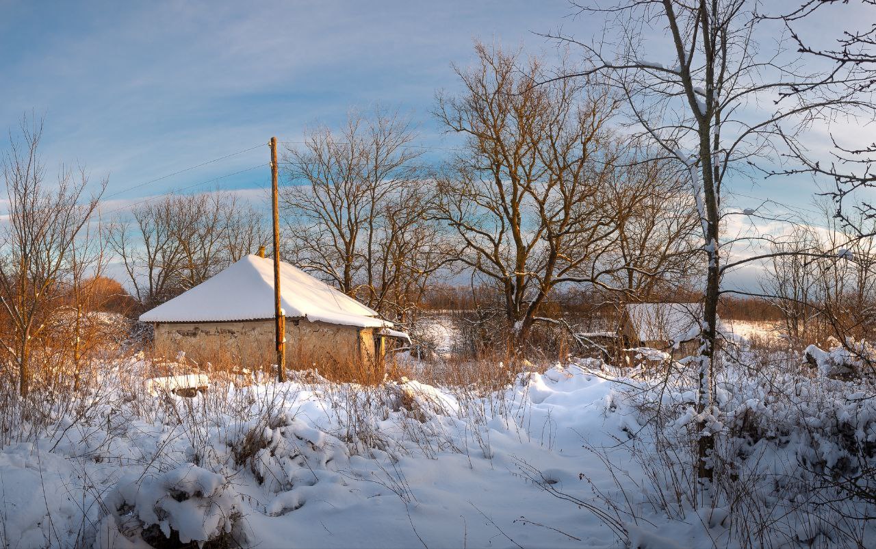 Доброе утро! Зима в деревне от Романа Игнатьева Доброе утро! Зима в деревне от Романа Игнатьева