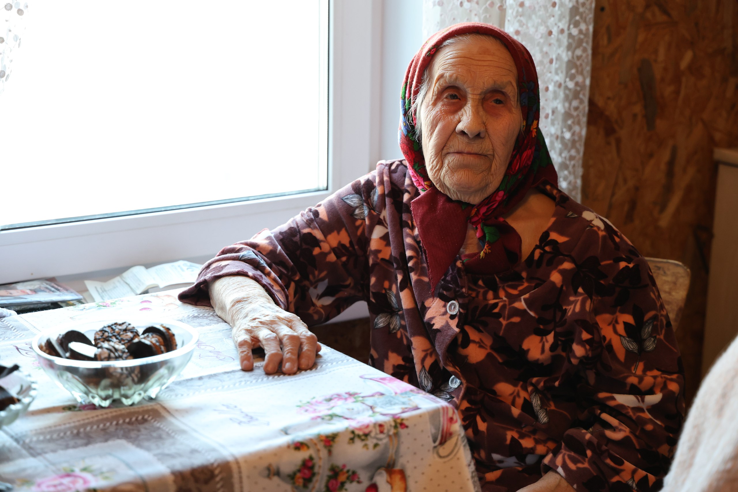 25 января Семиошкина Нина Родионовна, труженица тыла, ветеран труда принимала поздравления с 94-летием со дня рождения 25 января Семиошкина Нина Родионовна, труженица тыла, ветеран труда принимала поздравления с 94-летием со дня рождения