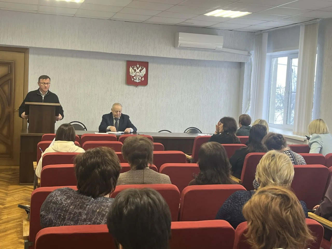 Александр Булгаков: Принял участие в традиционном совещании руководителей образовательных организаций Тимского района