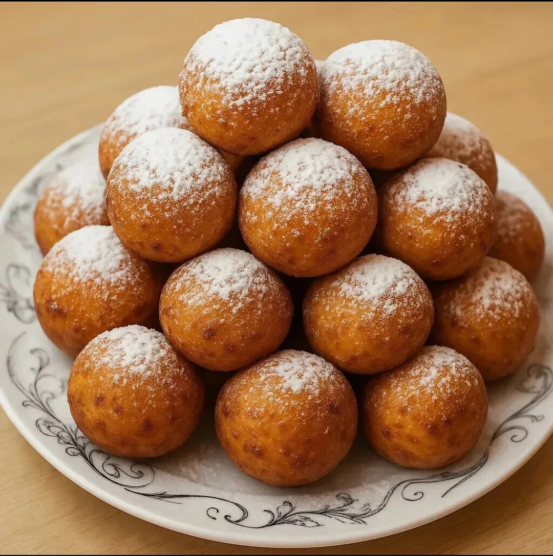 Творожные пончики