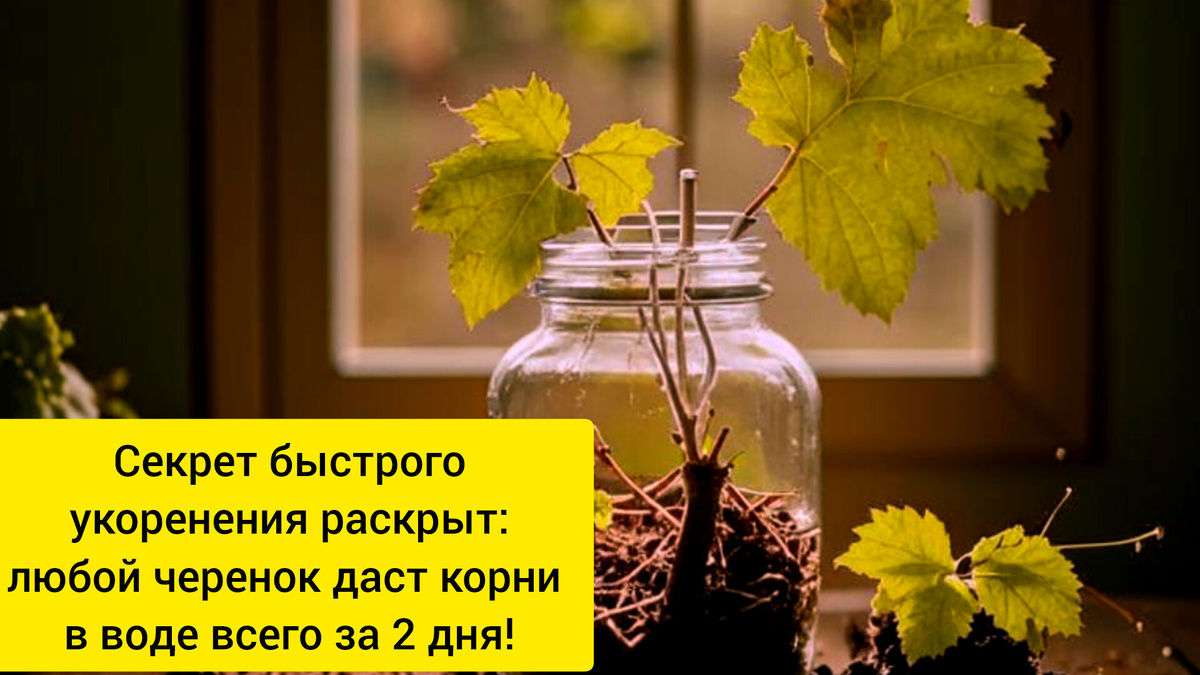 Как укоренить капризные растения всего за два дня в обычной воде