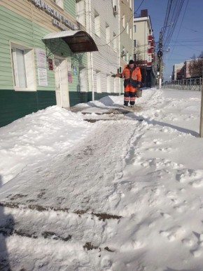 Лестница Дзержинского.. Ее убирали только в феврале: * Спасатели