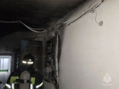 На пожаре в Железногорске спасли 12 человек