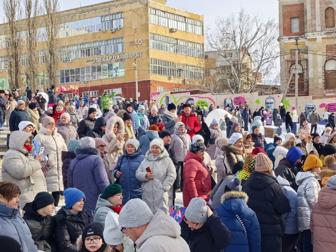 Сегодня на Полугоре отметили Масленицу