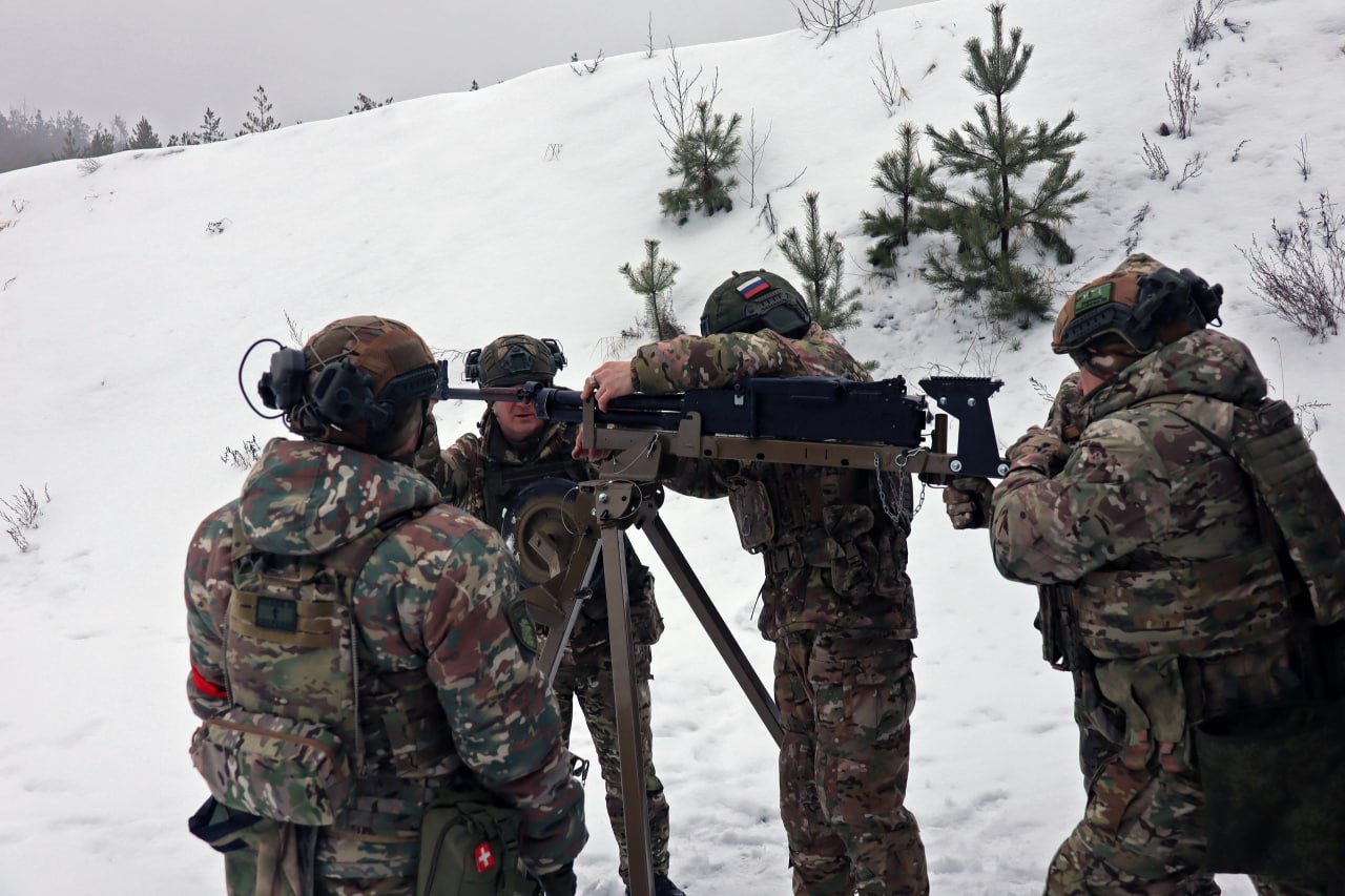 Тренировка пулемётчиков мобильных огневых групп бригады «БАРС-Курск» Тренировка пулемётчиков мобильных огневых групп бригады «БАРС-Курск»