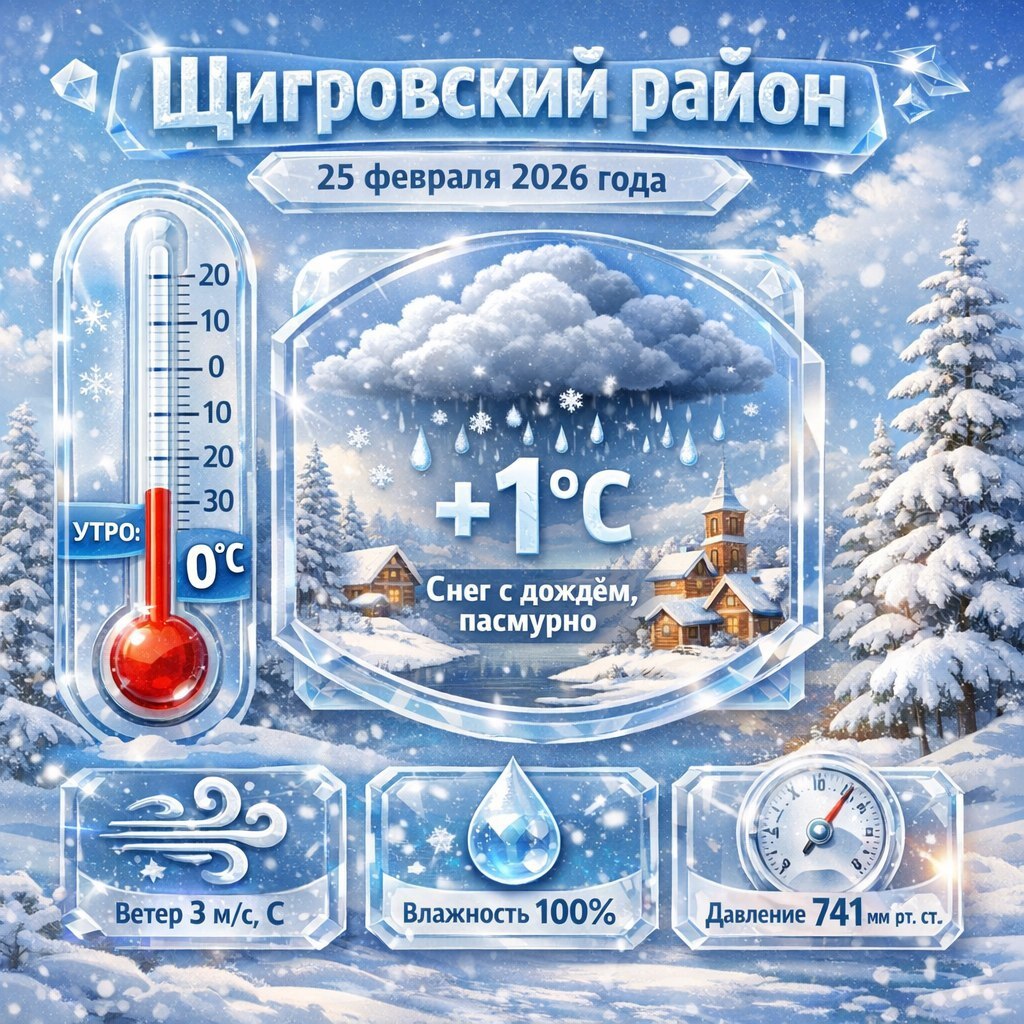 Прогноз погоды на среду, 25 февраля