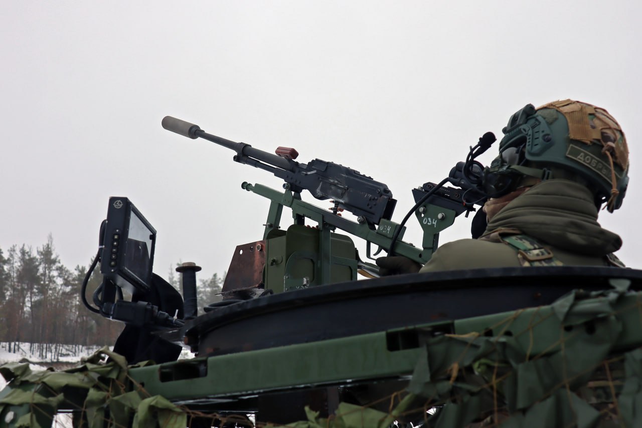 Тренировка пулемётчиков мобильных огневых групп бригады «БАРС-Курск»